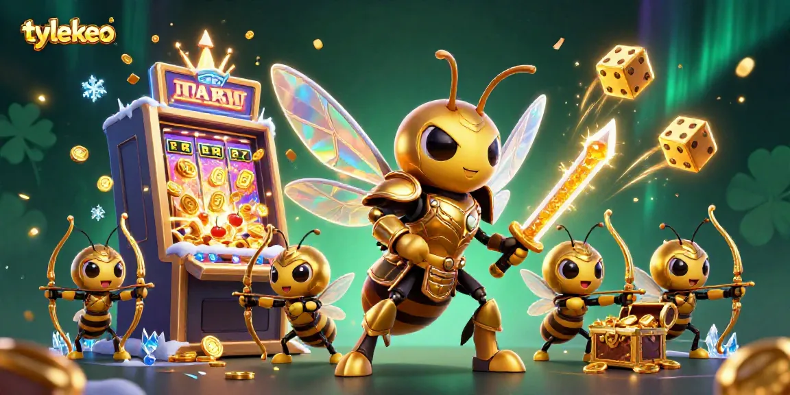 Engaging graphic showcasing the tylekeo platform with a playful, vibrant casino scene igniting excitement.