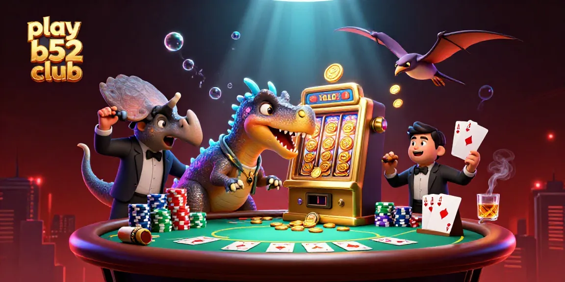 Experience thrilling moments playing B52 Club as a pachycephalosaurus wins jackpots alongside dynamic casino elements.