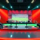 Engaging sports broadcasting studio scene with hosts covering live events.
