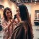Dameskapper hairstylist providing a stylish haircut in a modern salon environment.