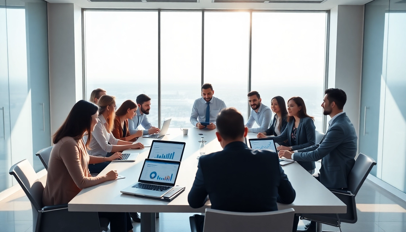 Quickplus Business Consultants team collaborating during a consultancy meeting.