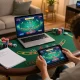 Engaging online gaming session with U88 blackjack on a tablet, showcasing strategies and enjoyment.