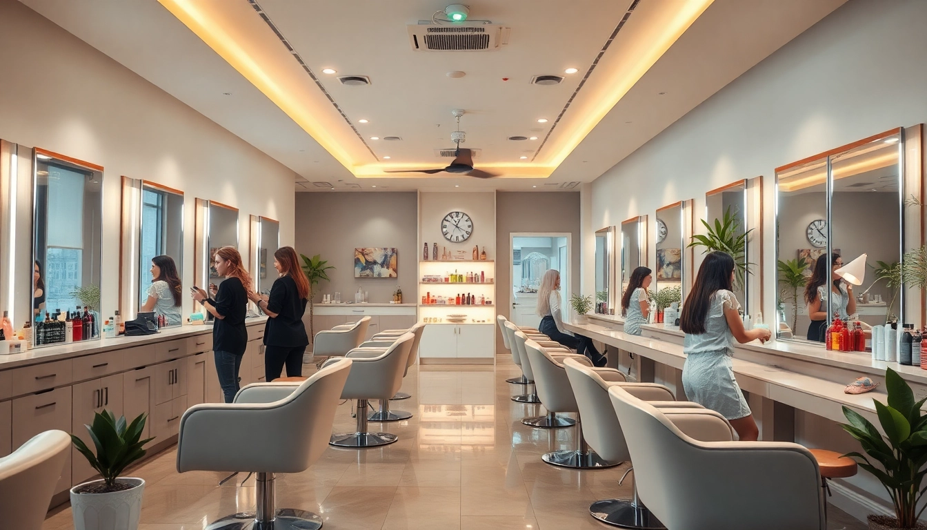 Experience the best hair salons near me with stylish interiors and professional stylists.