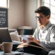 Pay someone to take TOEFL in a focused study setting with books and laptop.