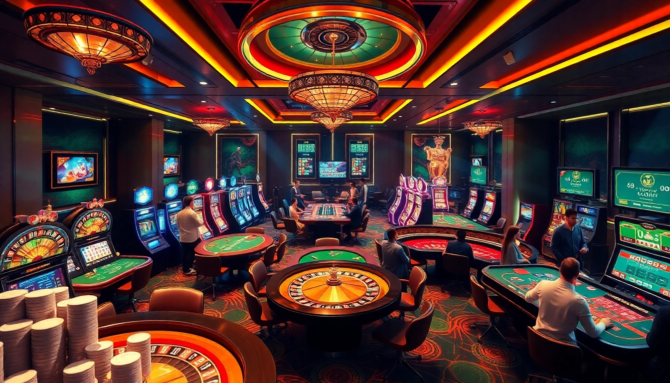 Engage with thrilling casino action at https://alo789club.net/ featuring vibrant tables and players enjoying poker games.