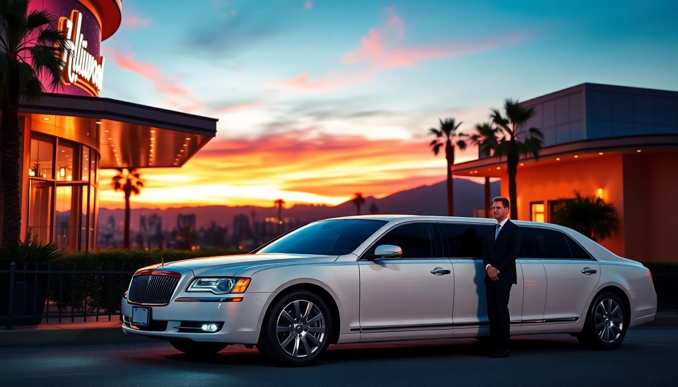 Luxury Hollywood Town Car and Limousine in Los Angeles with professional chauffeur.