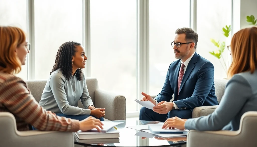 Fiduciary financial advisor nova va providing expert financial guidance in a modern office