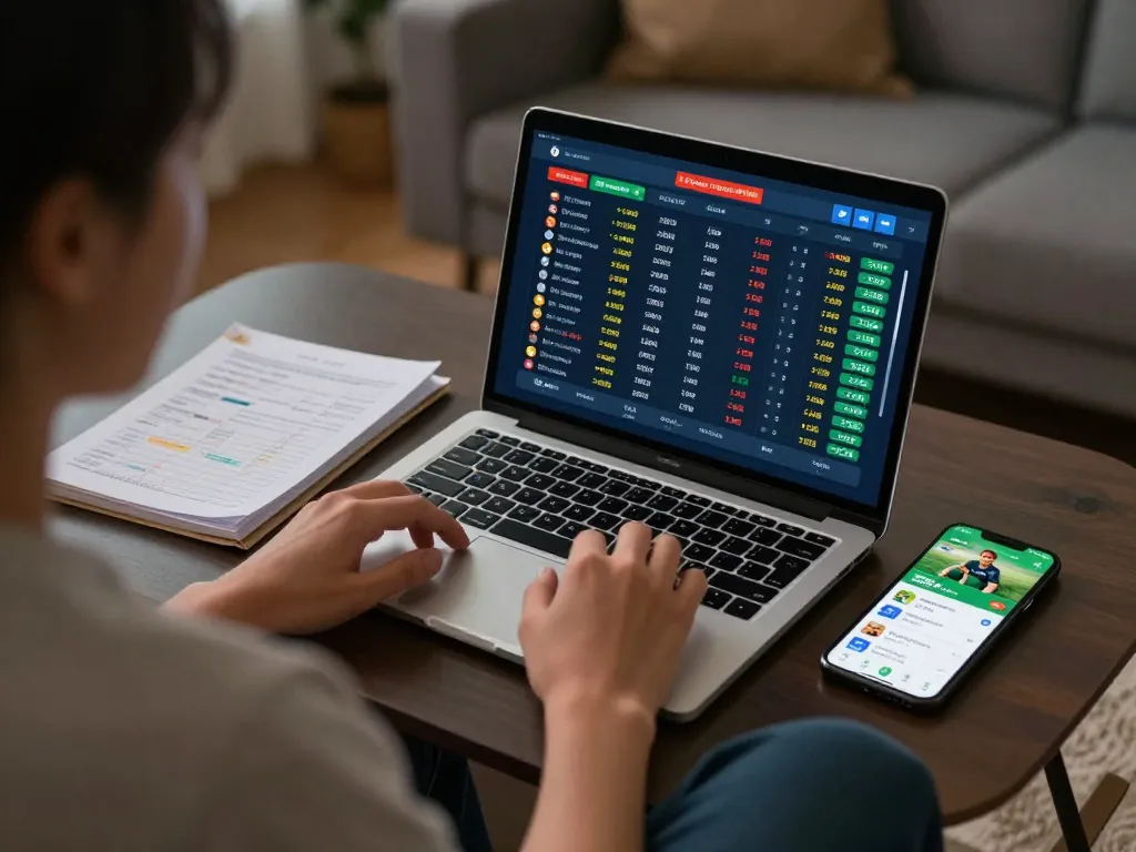 Engaging online sports betting scene showcasing five88 betting interface with real-time odds