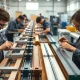 Drawer Slides Manufacturer showcasing assembly process of high-quality slides.