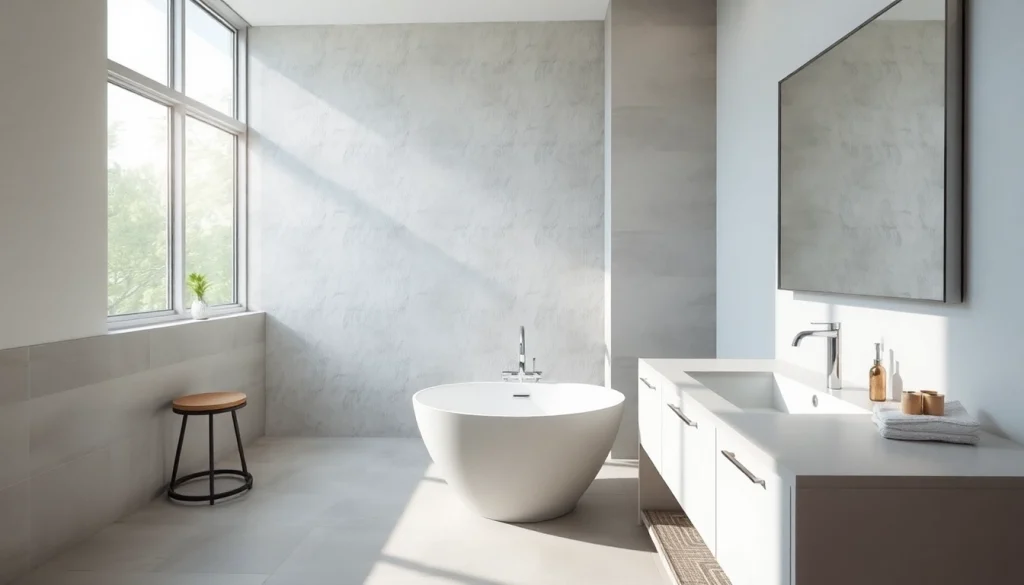 Transform your space with a beautiful bathroom remodelling showcasing modern elegance.