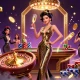 Experience the thrill of bigbet88a with glamorous casino vibes, elegant characters, and vibrant game elements.