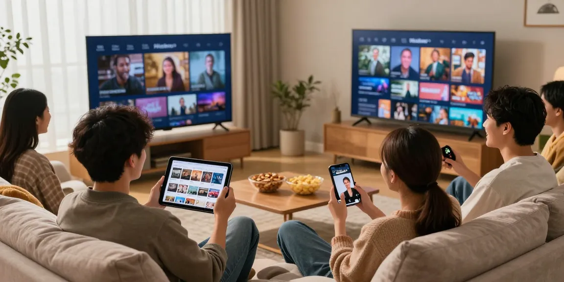 Pikashow APK streaming scene with friends enjoying movies in a cozy living room setting.