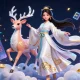 Engage with 13win's vibrant online casino experience amidst stunning digital art elements.