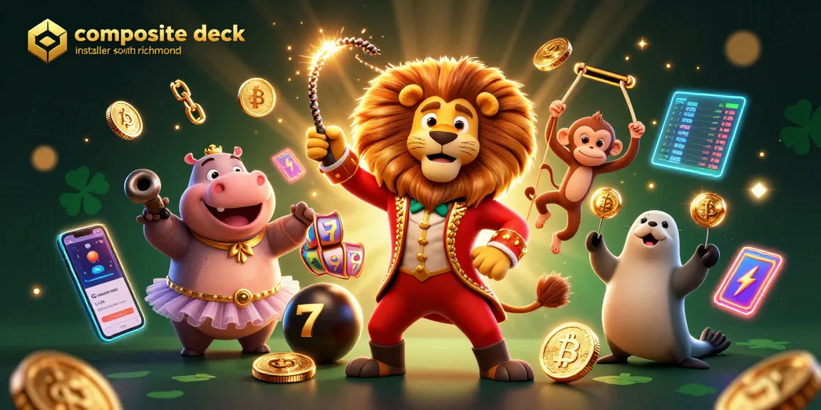 Engage with composite deck installer south richmond's vibrant casino scene featuring a dynamic circus theme.