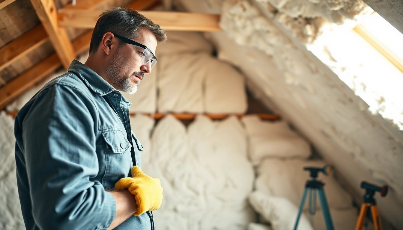 Cost to remove spray foam insulation illustrated by a professional contractor in action.