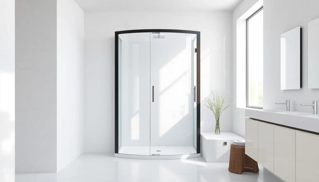 Erleben Sie die Eleganz der sonni Duschkabine in einem modernen Badezimmer mit stilvollem Design.