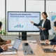 Engaging financial advisory meeting discussing social security m and personalized fiscal strategies in a modern office setting
