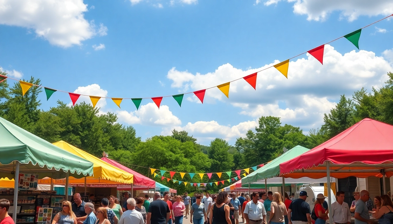 Experience the joy of Clarksburg events at a bustling community festival filled with local crafts and food.