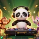 Experience qs88 thrills with a DJ panda and vibrant casino party scene.