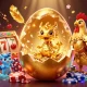 Experience thrilling wins with mm88b in this vibrant 3D casino scene showcasing golden luck.