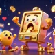 Jackpot celebration at the best payout casino in australia with a golden slot machine and cheering baby slots.