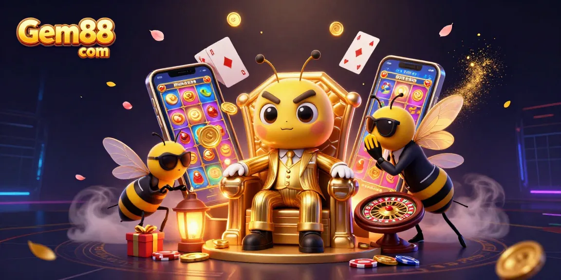 Experience the thrill of Gem88 com with games and vibrant graphics in a dazzling 3D scene.